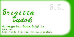 brigitta dudok business card